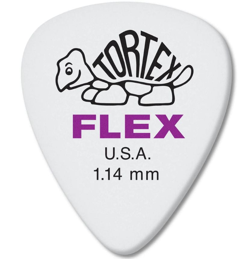 Dunlop Tortex Flex Standard de 1,14 mm Pack 12 Un. 428P114