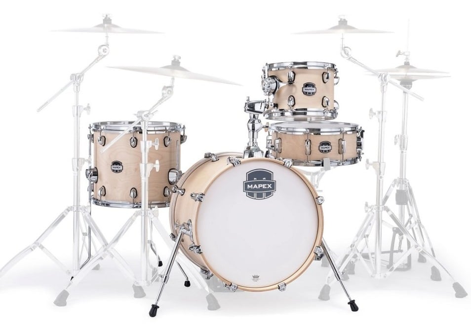 Mapex MM486SNW Mars Bebop Arce Natural Satin Batería Acústica MM486SNW