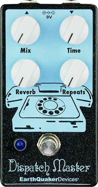 Earthquaker Devices Dispatch Master V3 Twilight glitter light blue Pedal Guitarra  Dispatch Master V3 Twilight glitter light blue