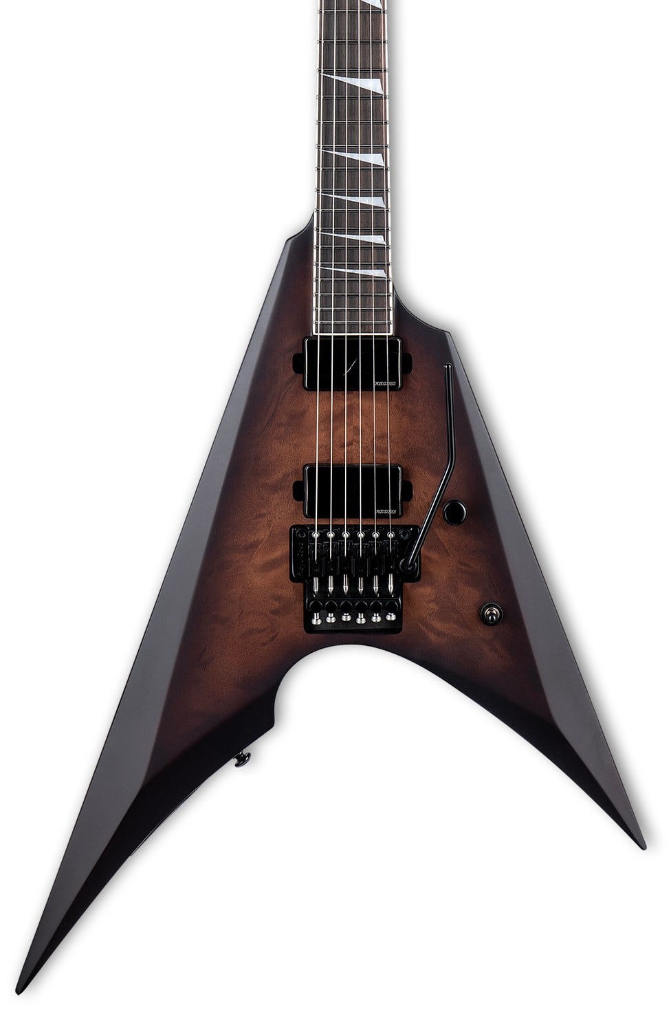 LTD ARROW QM Dark Brown Sunburst Satin Guitarra Eléctrica LTD ARROW QM DBSB