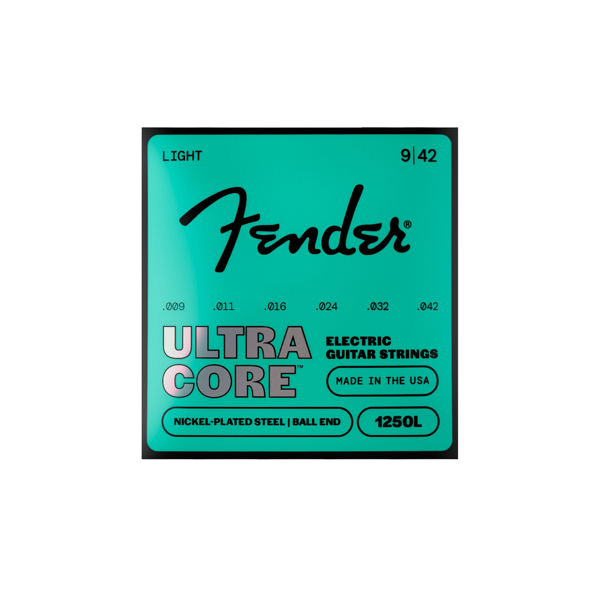 Fender 1250 Ultracore Guitar Strings, Nickel Plated Steel, Ball End, 1250L G 1250L