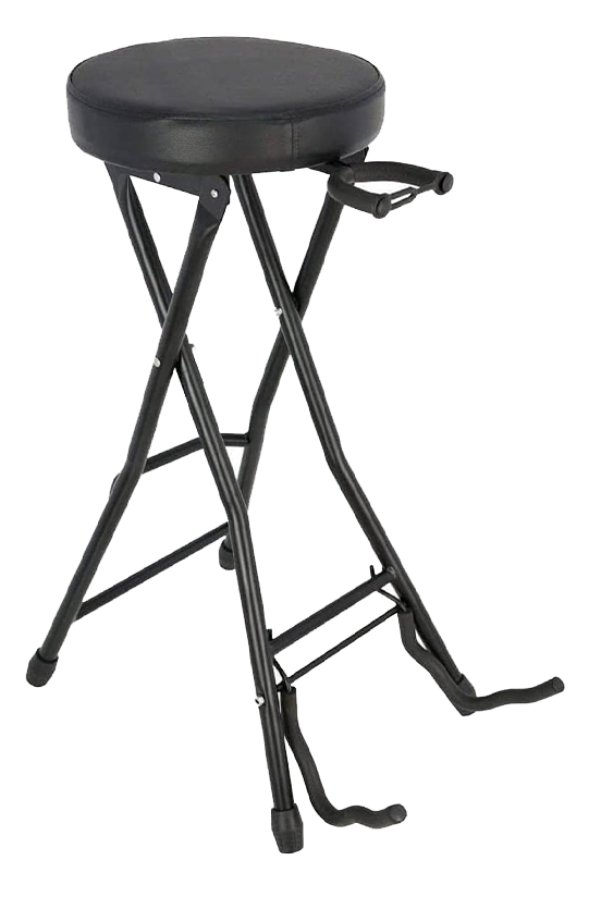 EK Audio Banqueta Plegable Con Soporte De Guitarra BS706R