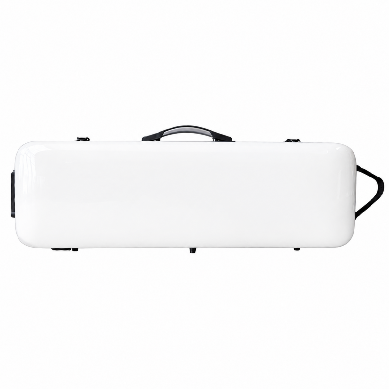 Rapsody Estuche de violín rectangular Rainbow 4/4 White Blanco ACEVIRAREW