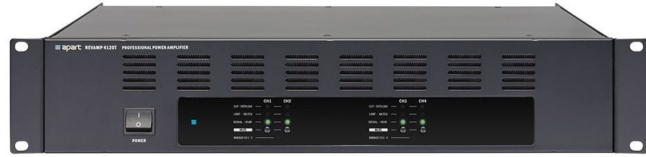 Apart Biamp REVAMP4240T Etapa de potencia digital de 4 canales, 4 x 240W 100V / 4 ohms REVAMP4240T