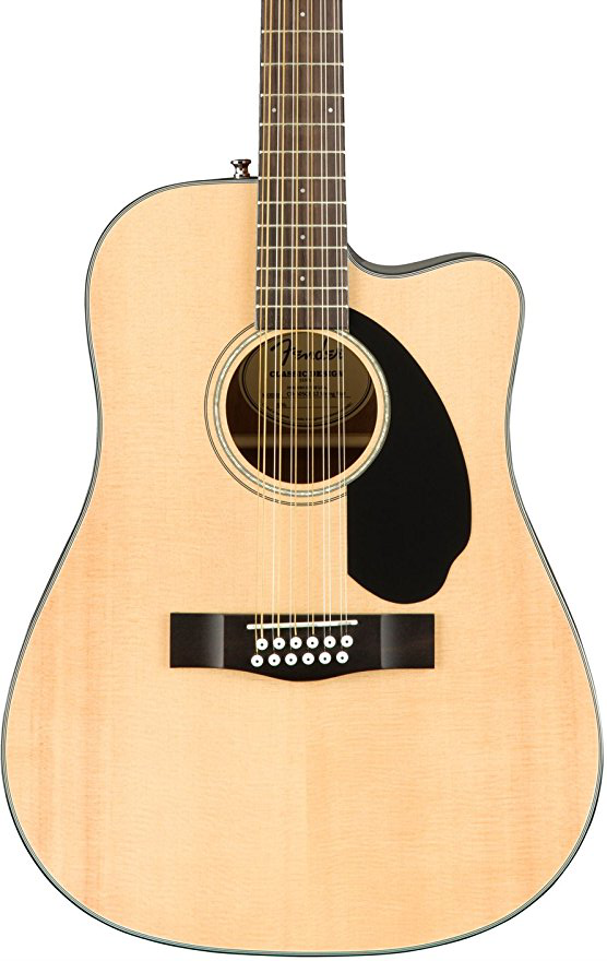 Fender CD-60SCE-12 Natural. Guitarra Acústica 12 Cuerdas Electrificada CD-60SCE-12 Natural