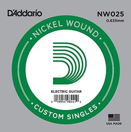 D´addario NW025 Cuerda Suelta para Guitarra Eléctrica NW025