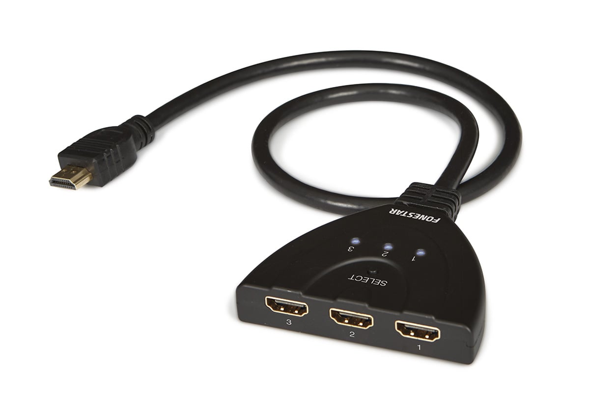 Fonestar FO-513 Selector Distribuidor HDMI 3 x 1 FO-513