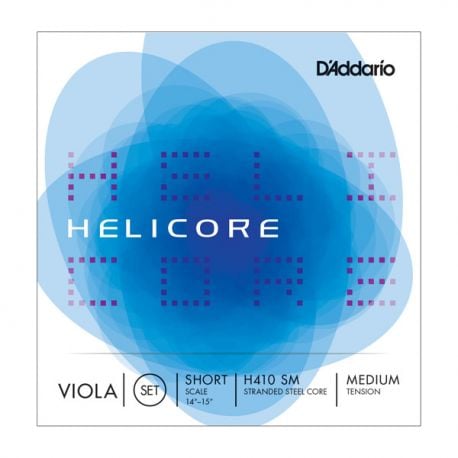 D´addario H410 Juego de cuerdas para viola de escala corta, tensión media H410-SM