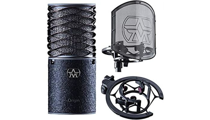 Aston ORIGIN Black Bundle Micrófono de Condensador ORIGIN Black Bundle