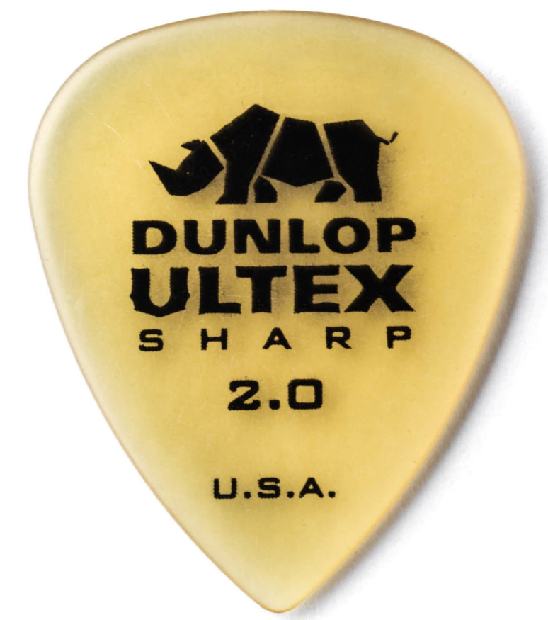 Dunlop Ultex Sharp de 2,00 mm Pack 6 Un. 433P200