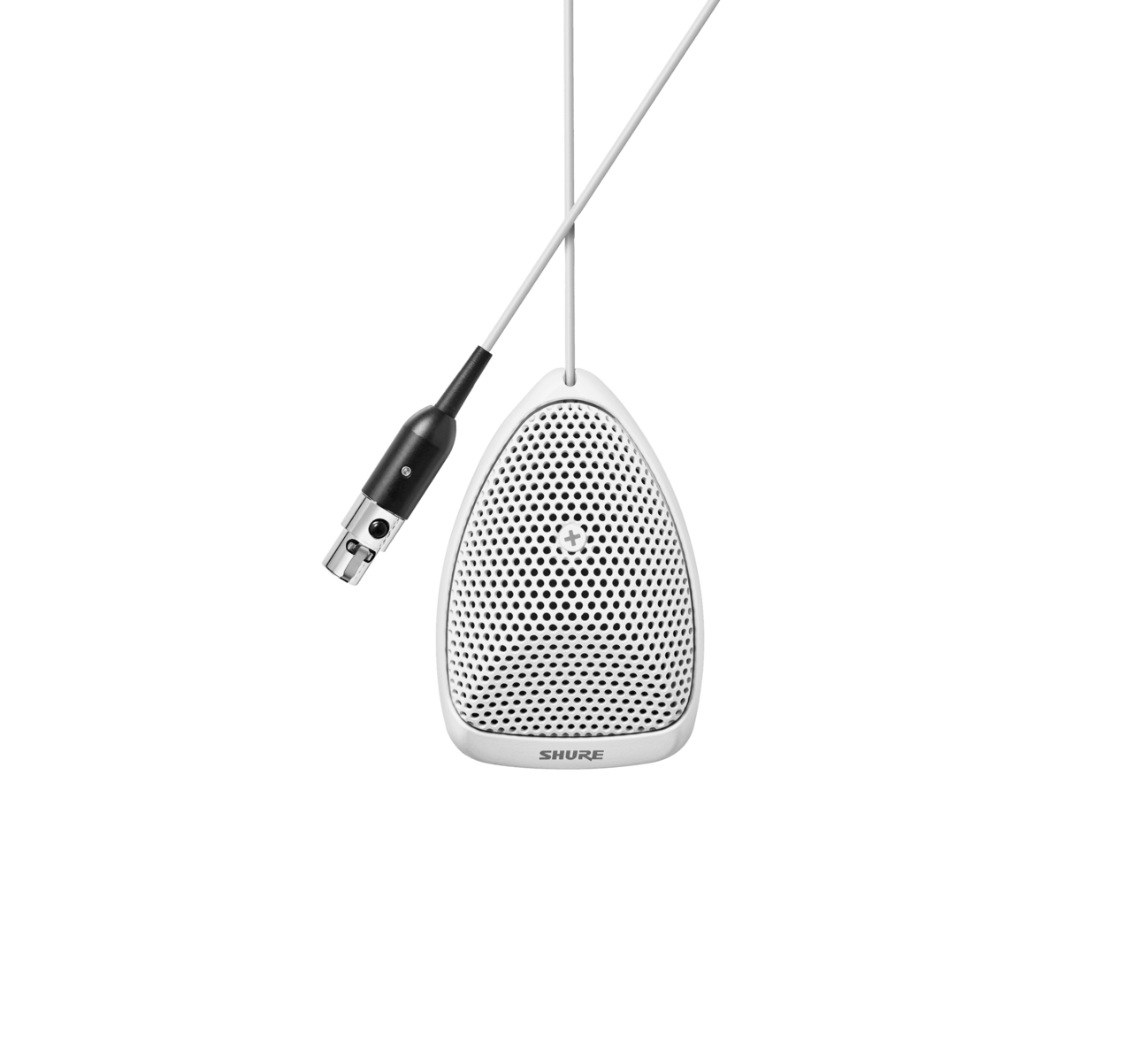 SHURE MX391W-A/C Micrófono mini Superfície Condensador Cardioide con previo. Blanco MX391W-A/C