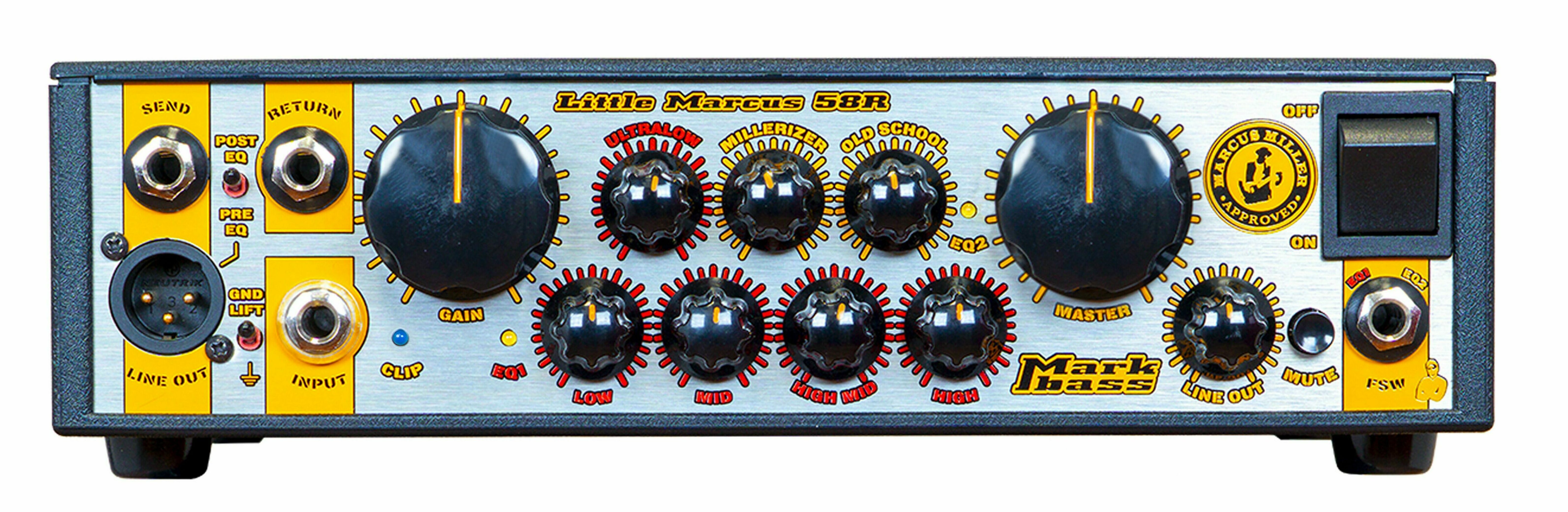 Markbass Little Marcus 58R Cabezal para bajo LITTLE MARCUS 58R - Cabezal para bajo 500W signatu
