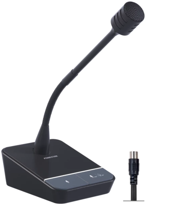 Fonestar MICSET-D32XLR Micrófono Dinámico Unidireccional de Sobremesa MICSET-D32XLR