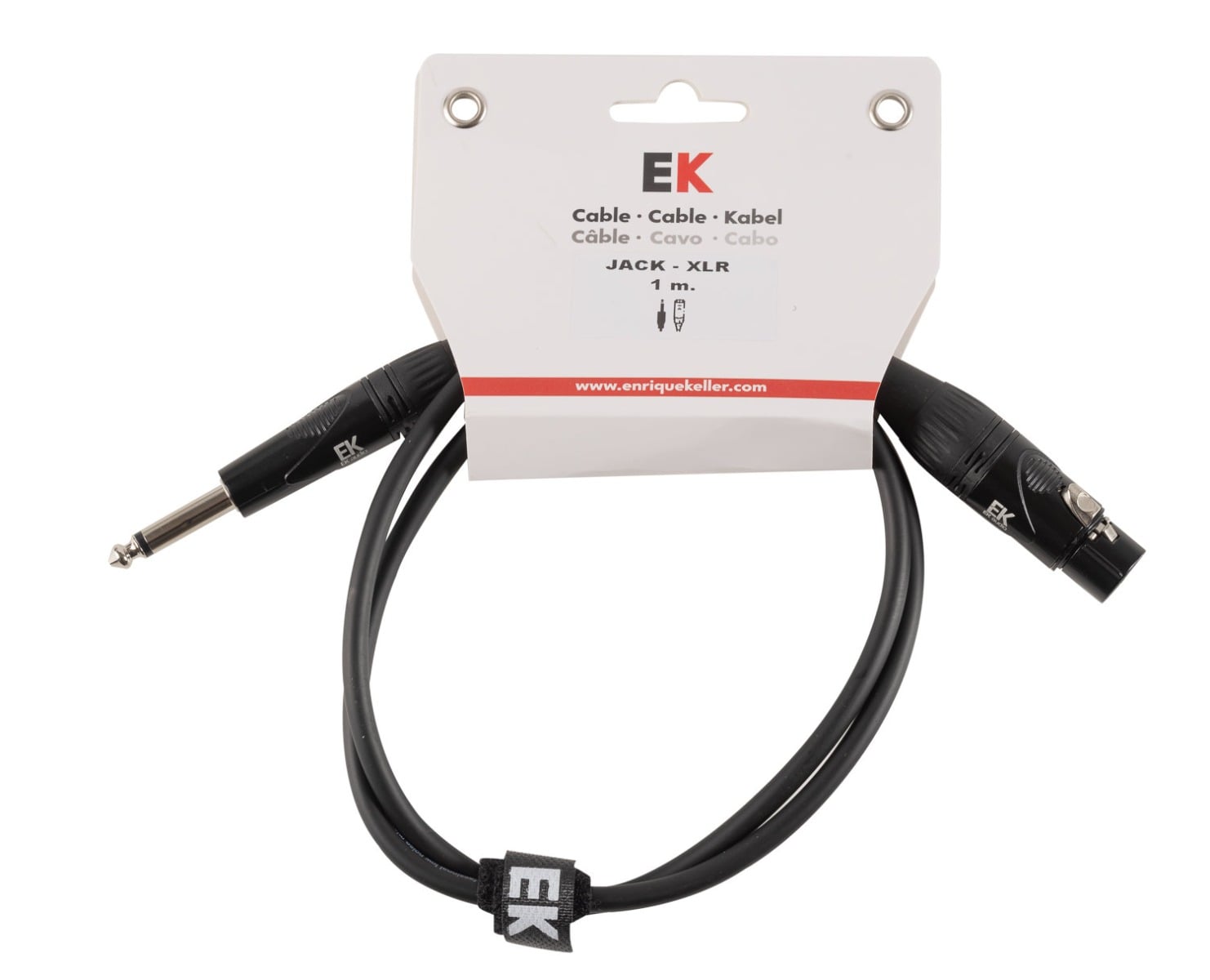 EK Audio Cable Para Micrófono Jack - Xlr Hembra 1 M PXJ0011