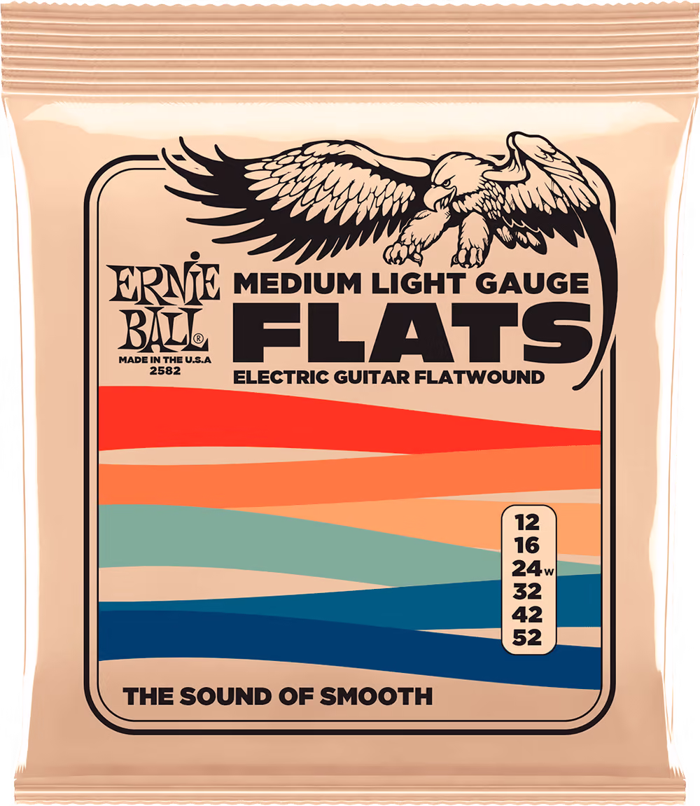 ERNIE BALL Juego Eléctrica Entorchado Plano Light Slinky 11-50 EB2582