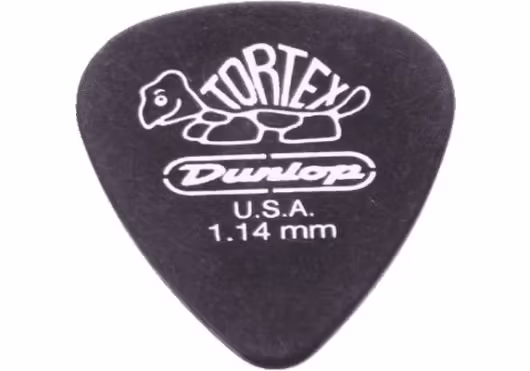 Dunlop Pack 72 Púas Tortex Pitch Black Standard - 1,14 Mm ADU488R114