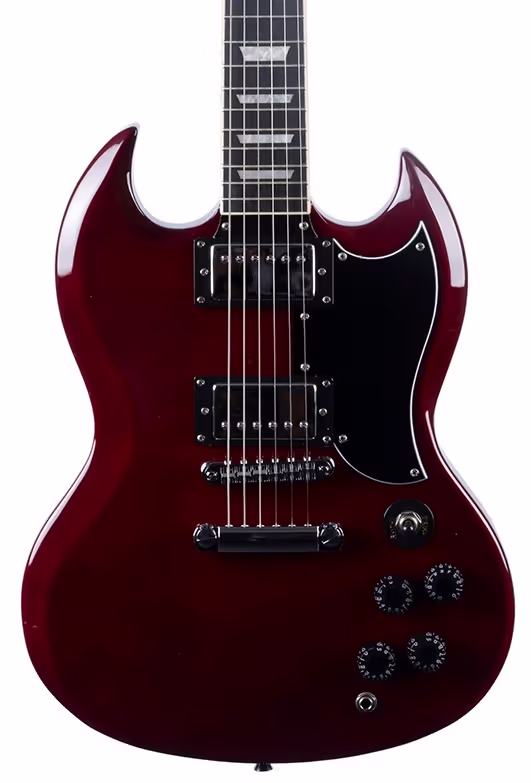 EKo GEEDV300-RED Guitarra Eléctrica  Starter Dv300 Tipo Sg - Roja GEEDV300-RED