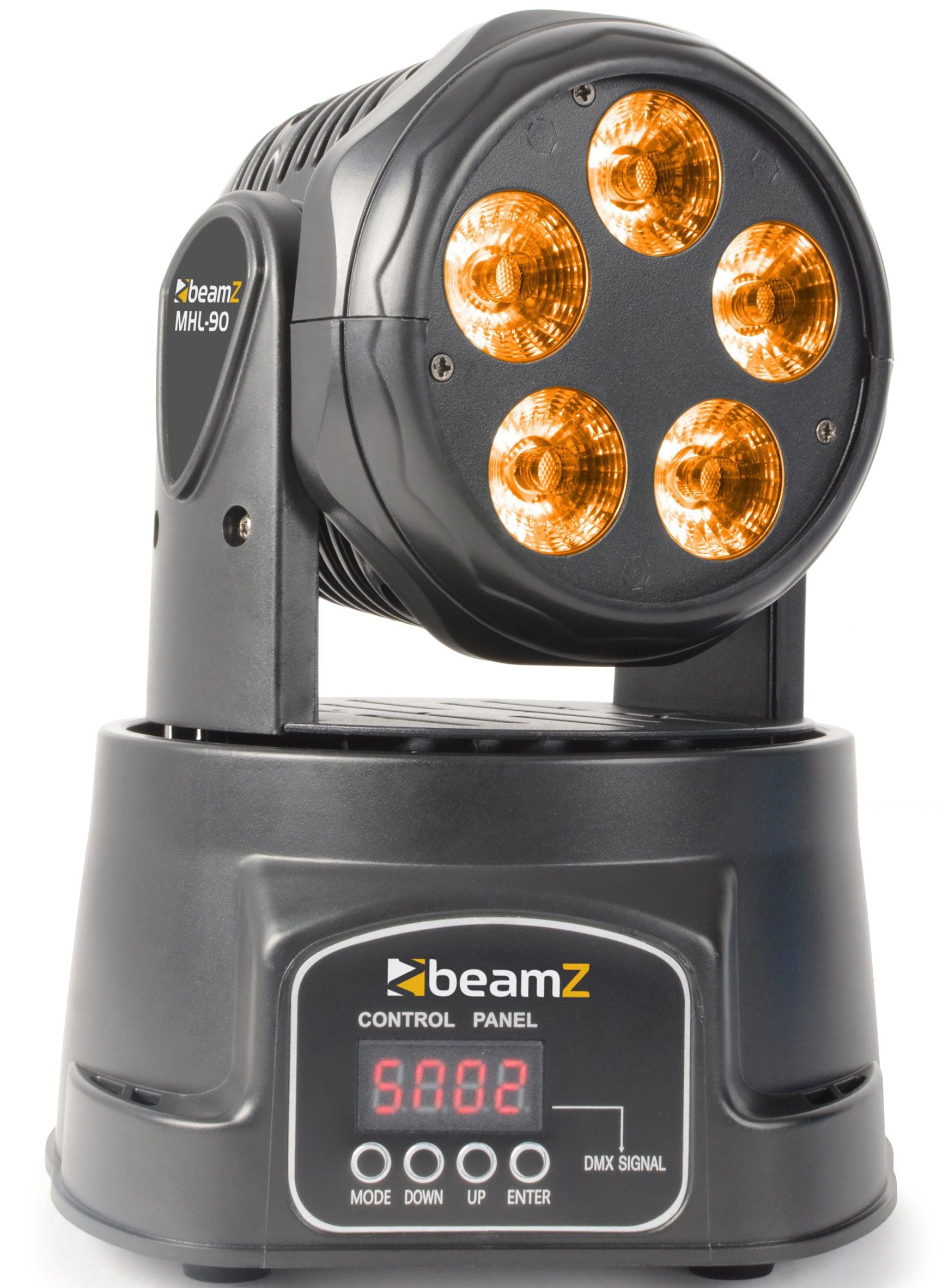 BEAMZ MHL 90 Mini Cabeza Movil wash 5x 18W RGBAW 150530 MHL 90