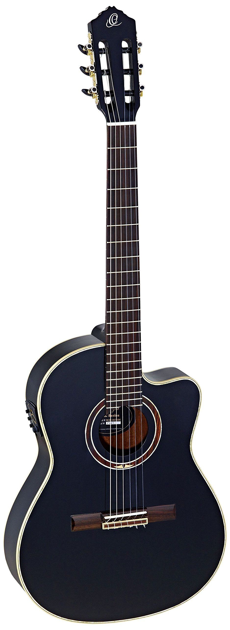 Ortega RCE138-T4BK Guitarra Electroacústica Black RCE138-T4BK