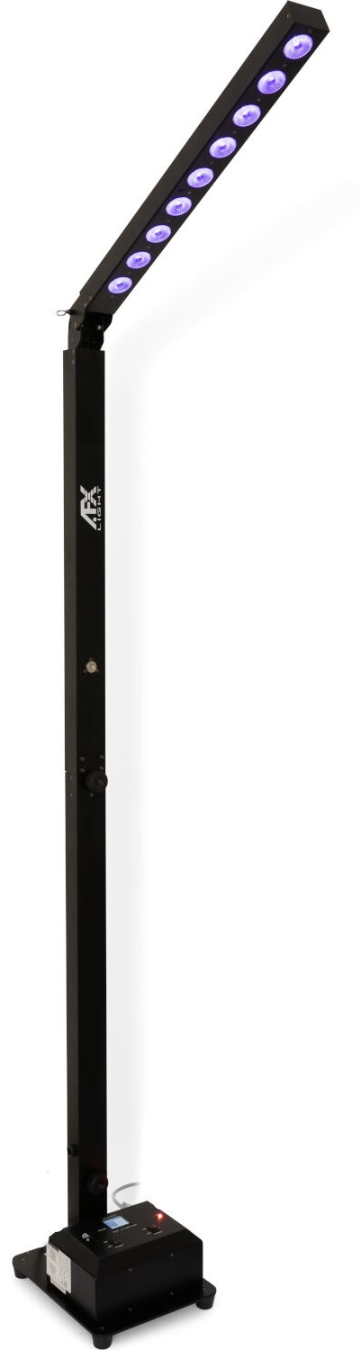 AFX MASTBAR-BAT Mástil Led Inclinable con Batería LED MAST 9x10W 6-in-1 RGBWA+UV LED, 6/10-CH DMX, W