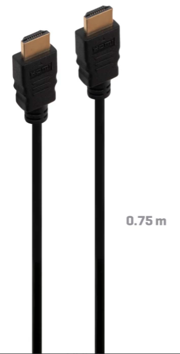 Fonestar 7904K-0-75 Cable HDMI 2.0. UHD 4K 60Hz. 18 Gbps. Cu. 30 AWG. 0,75 m. 7904K-0-75