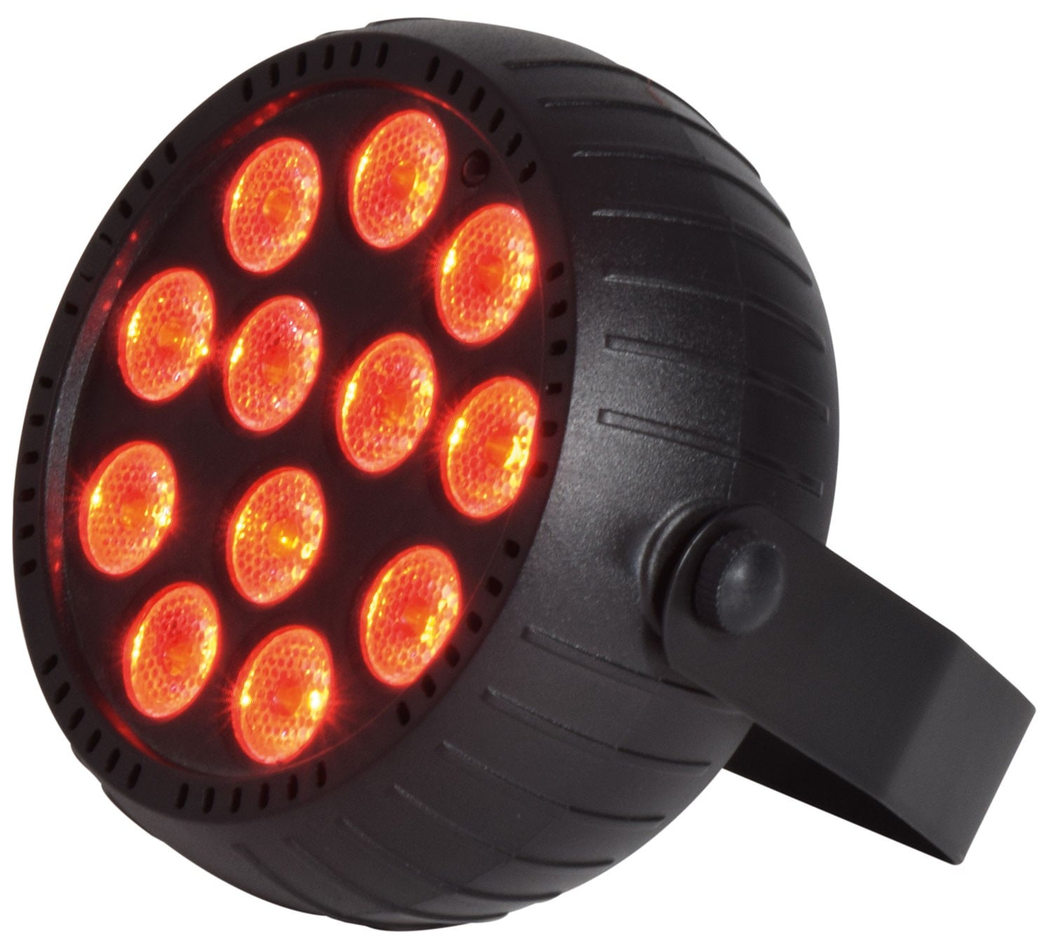 Qtx BATPAR-18B Mini Foco LED PAR recargable con MD, color negro BATPAR-18B