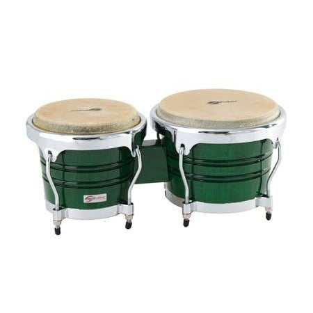 Soundsation Bongos SB02-JG de 7\" y 8\" con herrajes de fundición a presión. SB02-JG