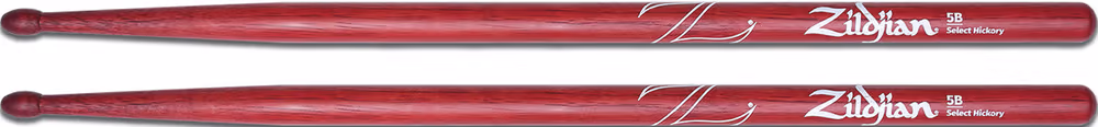 ZILDJIAN Baquetas  5B Z Hickory Roja PZAZ5BR