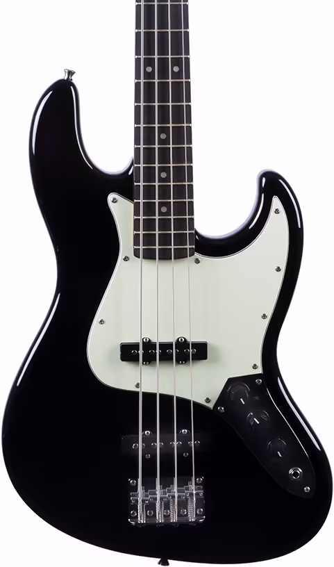 EKo GEEJB300-BLK Bajo Eléctrico Starter Jb300 Tipo Jazz - Negro GEEJB300-BLK