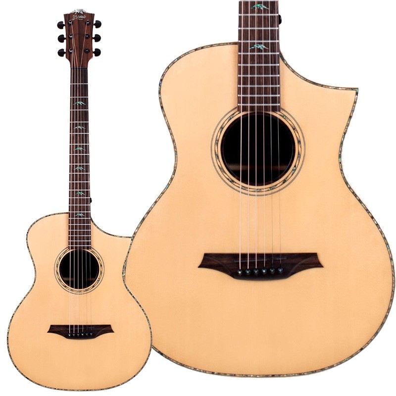 Bromo BAR5CE Guitarra Electroacustica All Solid Con Fishman Sonitone BAR5CE