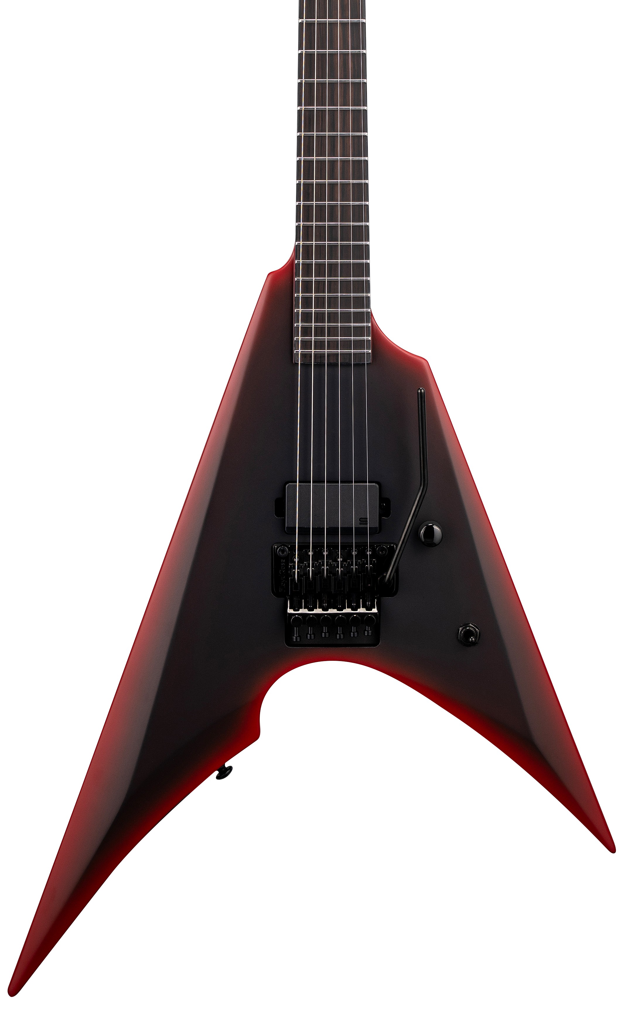 LTD ARROW BLACK METAL II - Black Red Burst Satin LTD ARROW BLACK METAL II