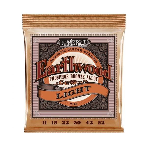 Ernie Ball 2148 Phosphor/Bz Light Slinky Cuerdas Para Guitarra Acústica 11-52 2148