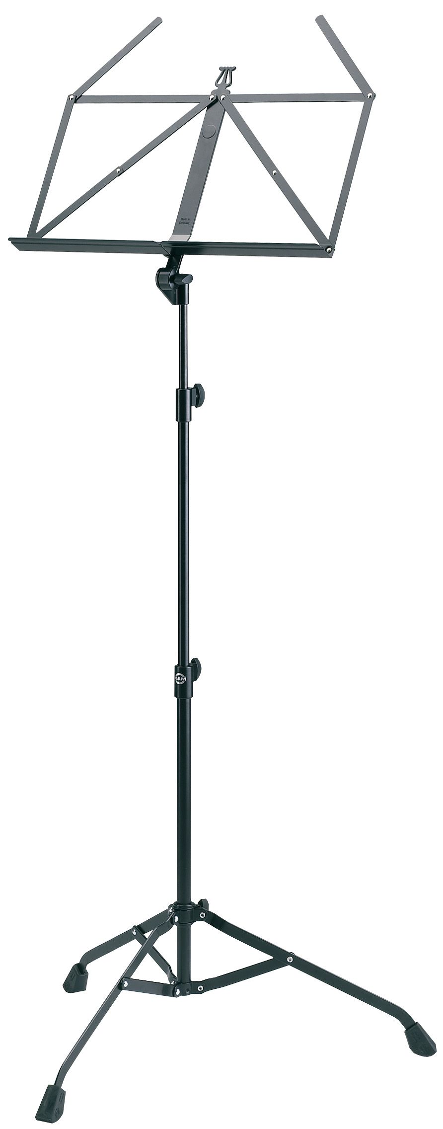 Konig & Meyer 107 Atril Partitura.Plegado telescópico de 2 segmentos. Negro 107