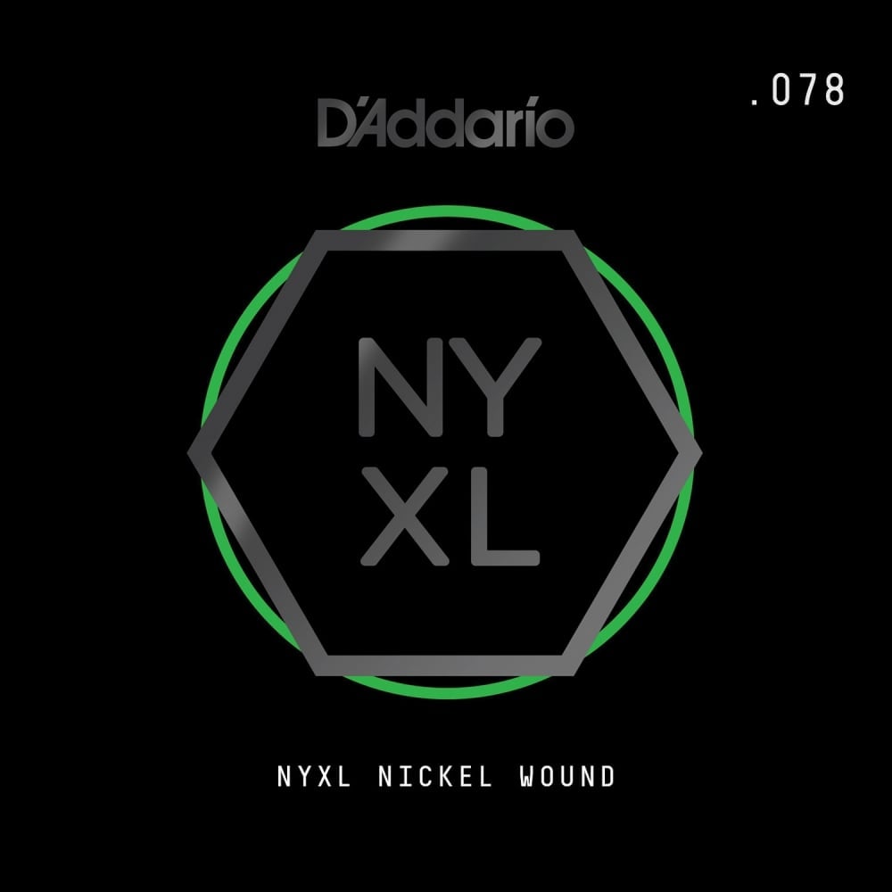 D´addario NYNW078 Cuerda Suelta para Guitarra Eléctrica NYNW078 Single String