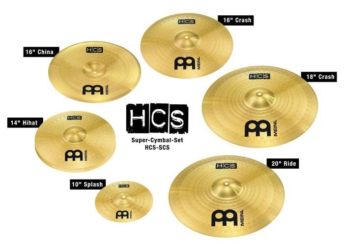 Meinl HCS Set de Platillos HCS-SCS