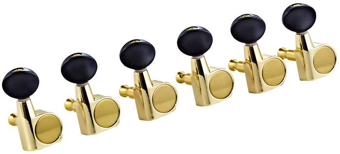 Ortega OTMEG6L-GO. Clavijero para Guitarra Gold OTMEG6L-GO