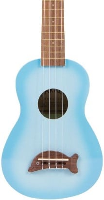 Kala Mksdlbl Ukelele Soprano Makala Serie Delfín Azul Claro MKSDLBL
