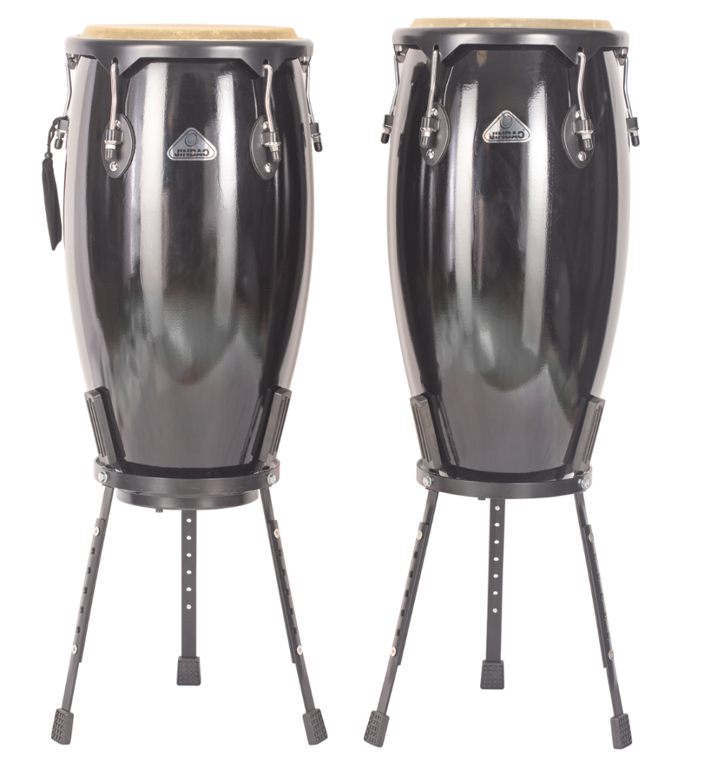 Jinbao Jbsh3Bk Congas Negras 11 3/4" + 12 1/2" JBSH3BK