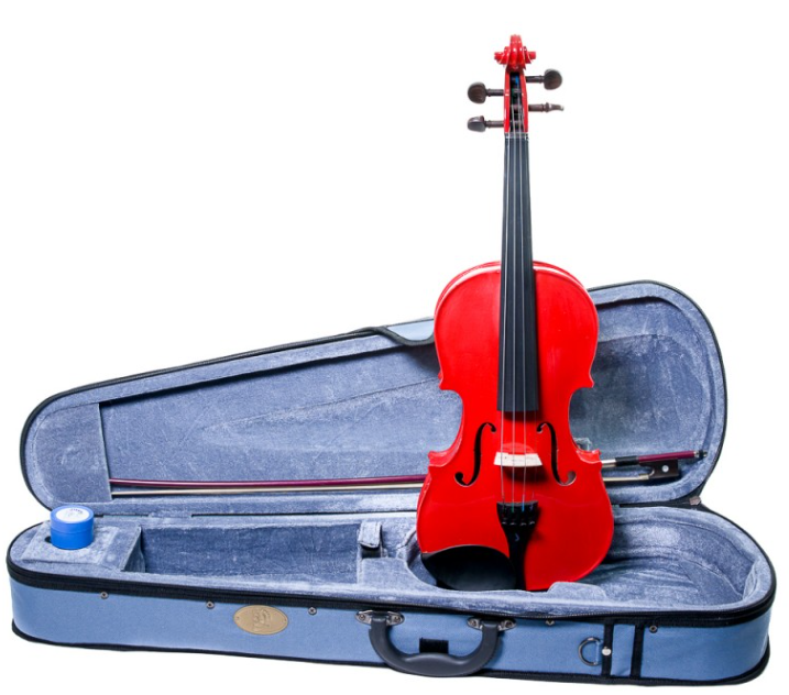 Stentor Violín Harlequin 4/4, Rojo COVISTHAVE