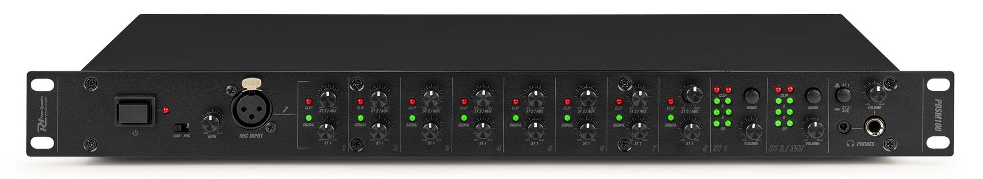 Power Dynamics PDSM100 Mezclador PA y Estudio PDSM100 PA Studio Mixer