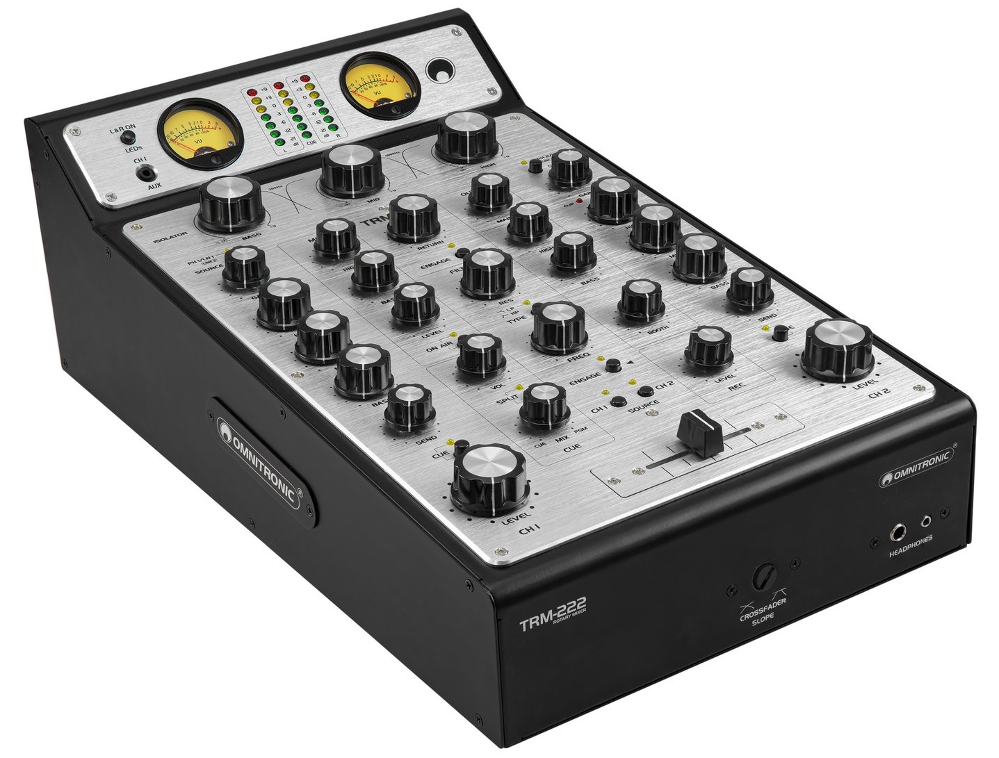 Omnitronic TRM-222 2-Mesa Mezclas Rotatoria TRM-222