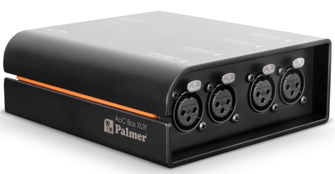 Palmer AoC Box XLRf AoC Caja Conversora etherCon a XLR Hembra AoC Box XLRf - Caja Audio over Cat de etherCON a 4