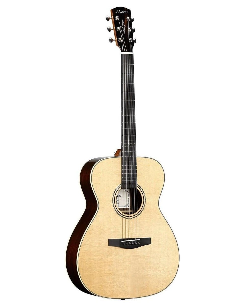 Alvarez LF70E Laureate Guitarra Acústica Electrificada OM con Estuche. LF70EHF