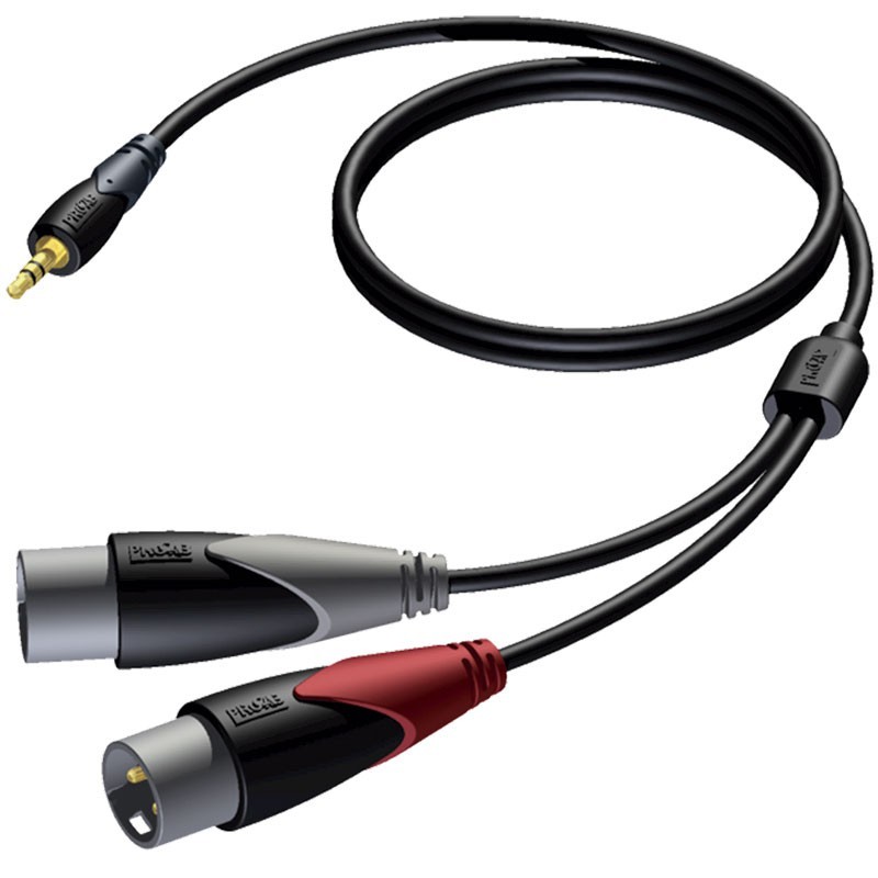 Procab CLA712-3 Cable XLR a Minijack 3M null