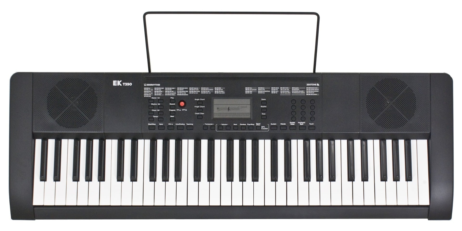 EK Audio Teclado De 61 Teclas Negro t350 EKT350