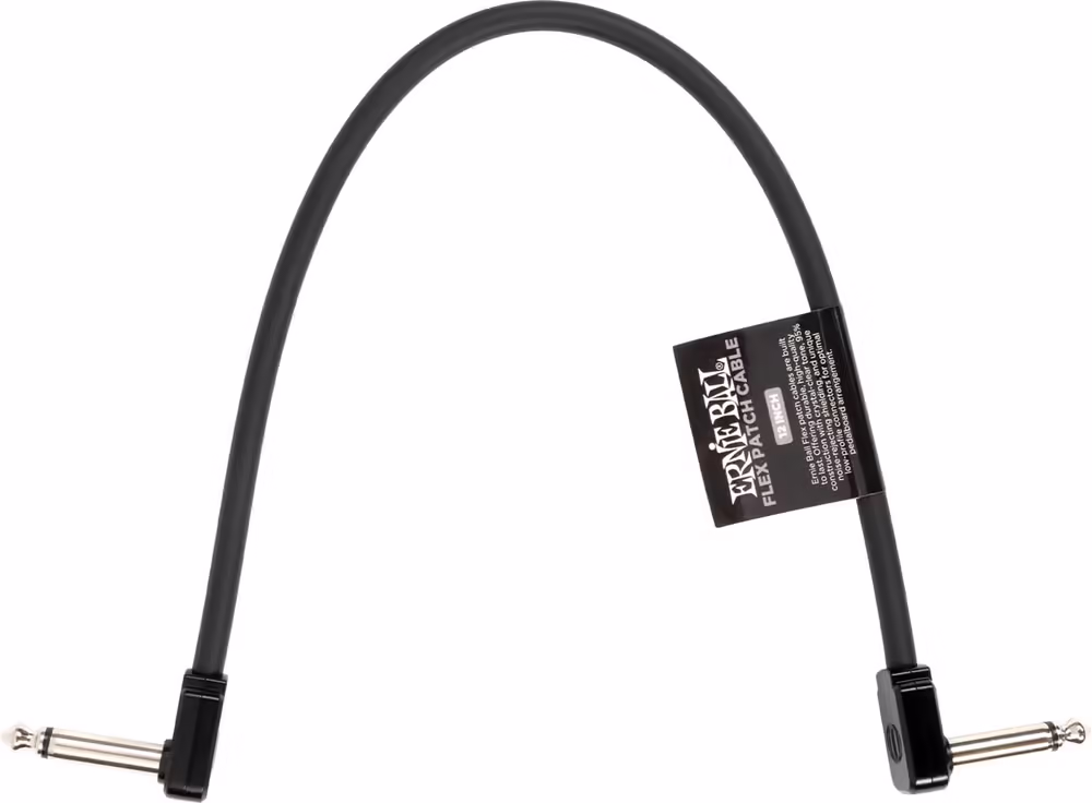 ERNIE BALL Cable Eb Flex Patch 12? Negro EEB6440