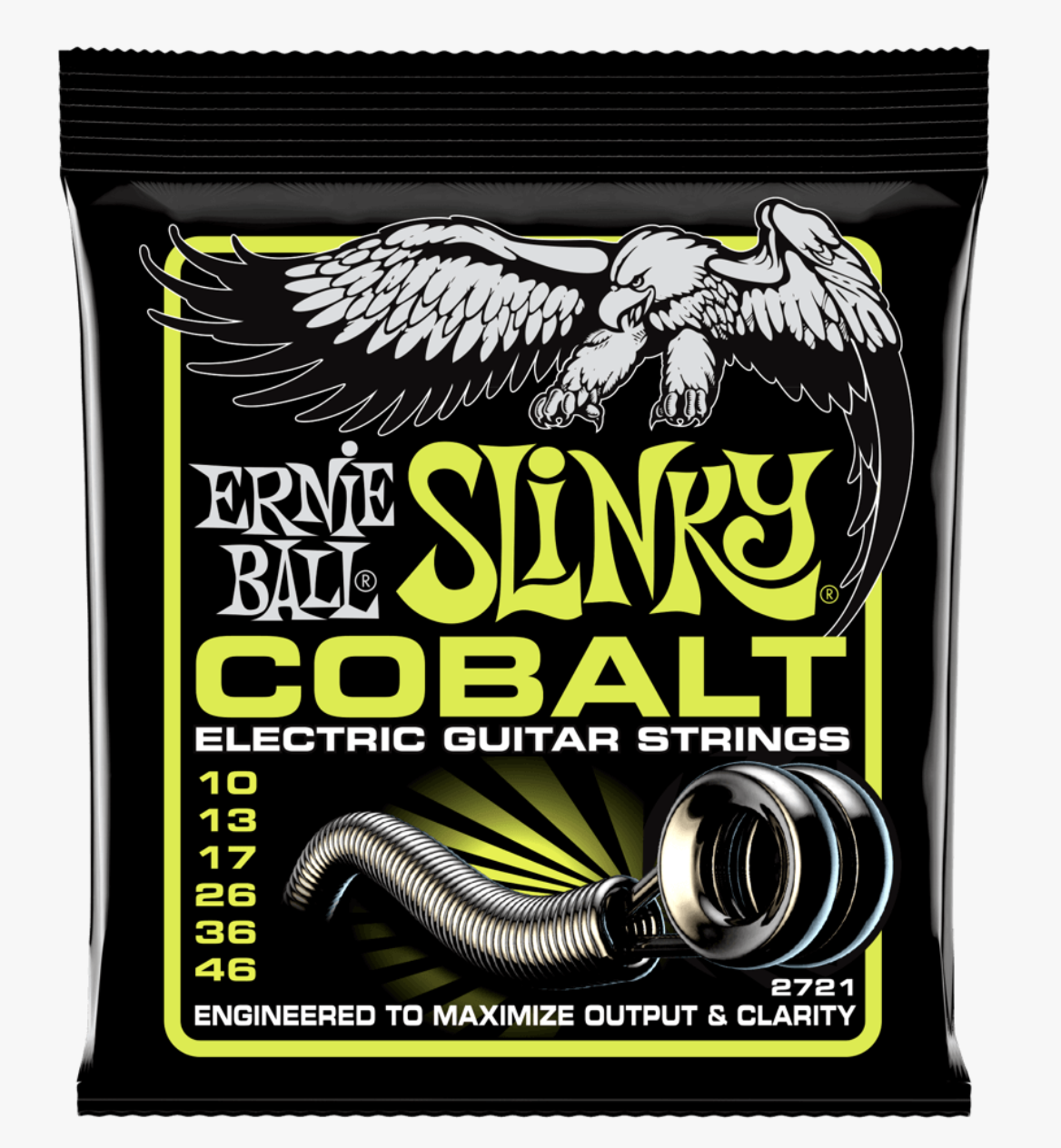 Ernie Ball 2721 Cobalt Regular Cuerdas Para Guitarra Electrica 10-46 2721
