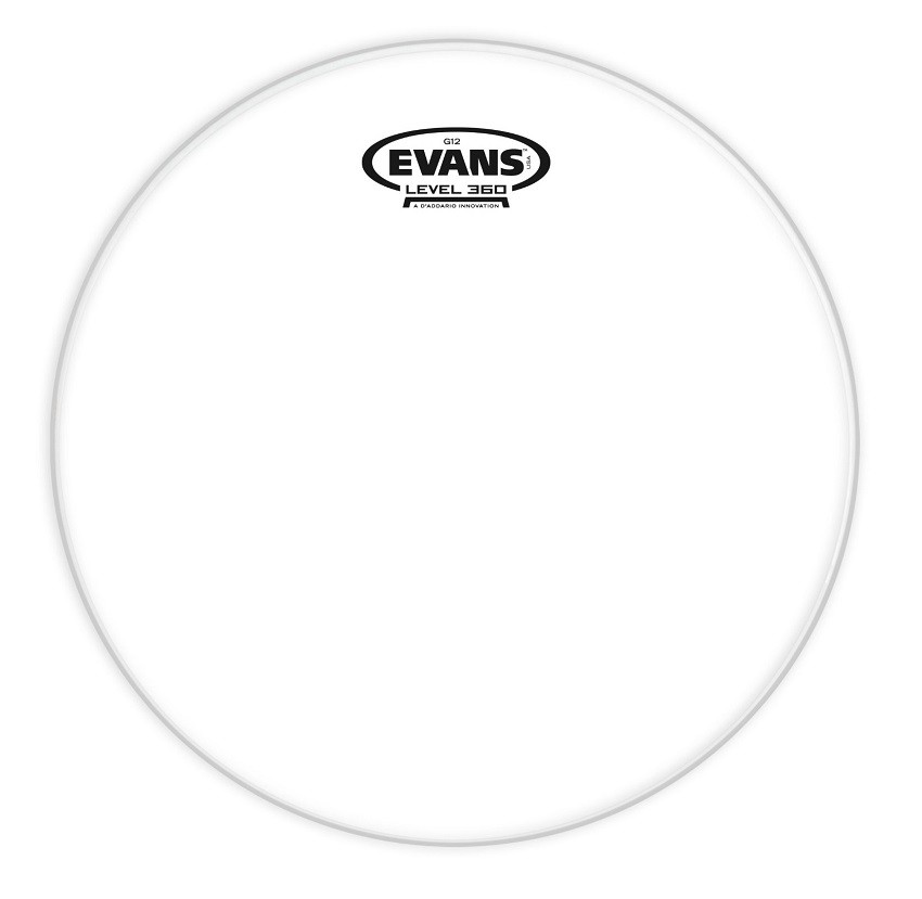 Evans 08 G12 Clear Parche de Tom TT08G12 08 G12 Clear TT08G12