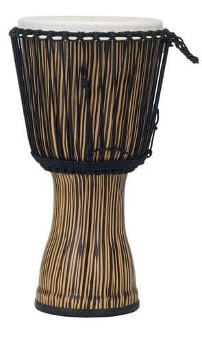 Pearl PBJVR-10-698 Djembé 10" Sintético Zebra Grass DJEMBE 10" PEARL SINTETICO ROPE TUNED ZEBRA GRASS