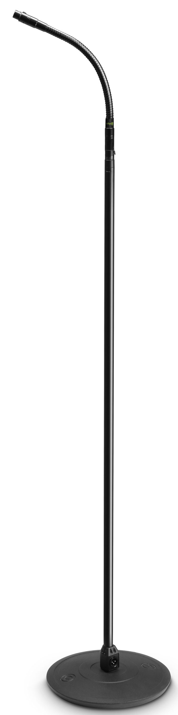 Gravity MS 23 XLR B Soporte de micrófono con conector XLR y cuello de cisne MS 23 XLR B